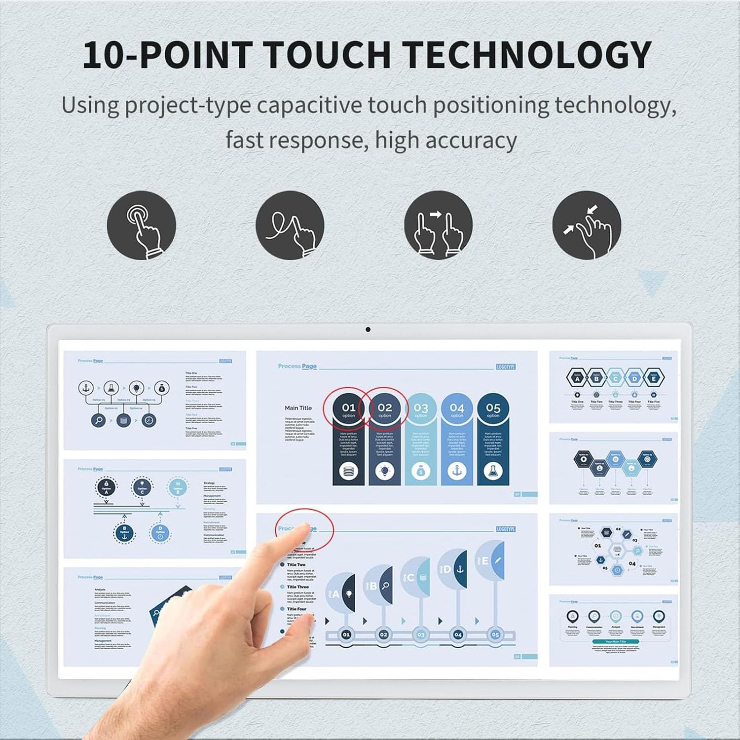 21.5-inch Wall Digital Calendar, 2025 Smart Calendar Chore Chart, LCD Touchscreen 6GB RAM 128GB ROM Portable TV Smart Family Planner with Remote Control for Android 13 (white)