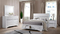 GOWE Traditional Style Full 4 Piece Storage Bedroom Set Made with Wood in White