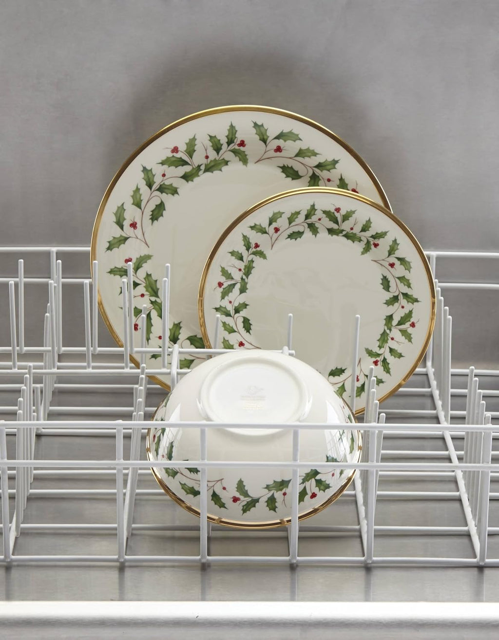 Lenox 146504010 Holiday Salad Plate, Christmas Dinnerware
