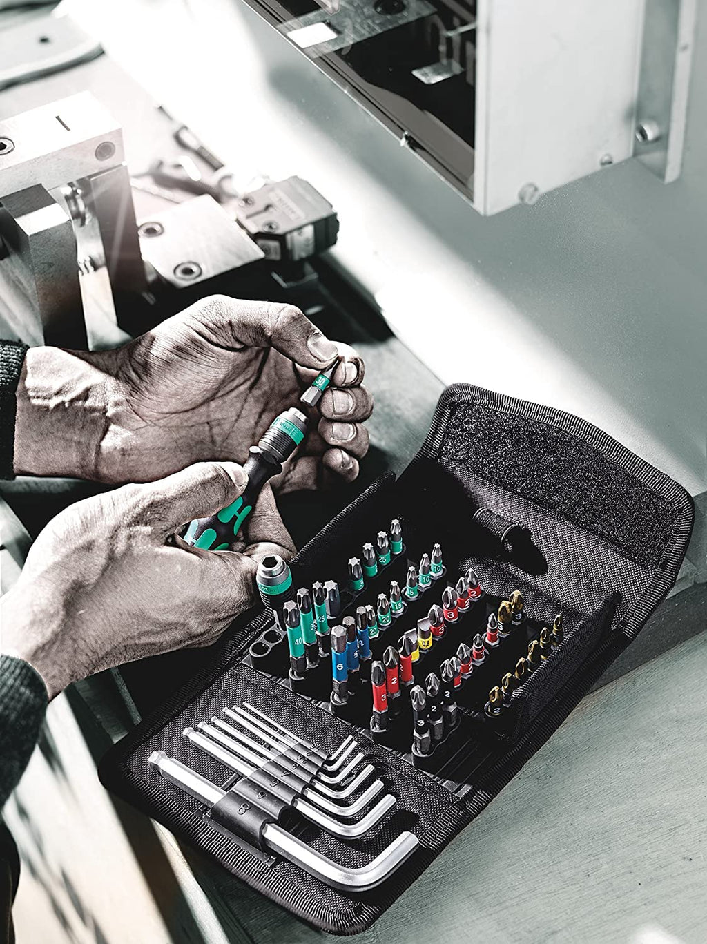 Wera 5057460001- Kk 100 52 Pc Very Compact Pouch Set Metric
