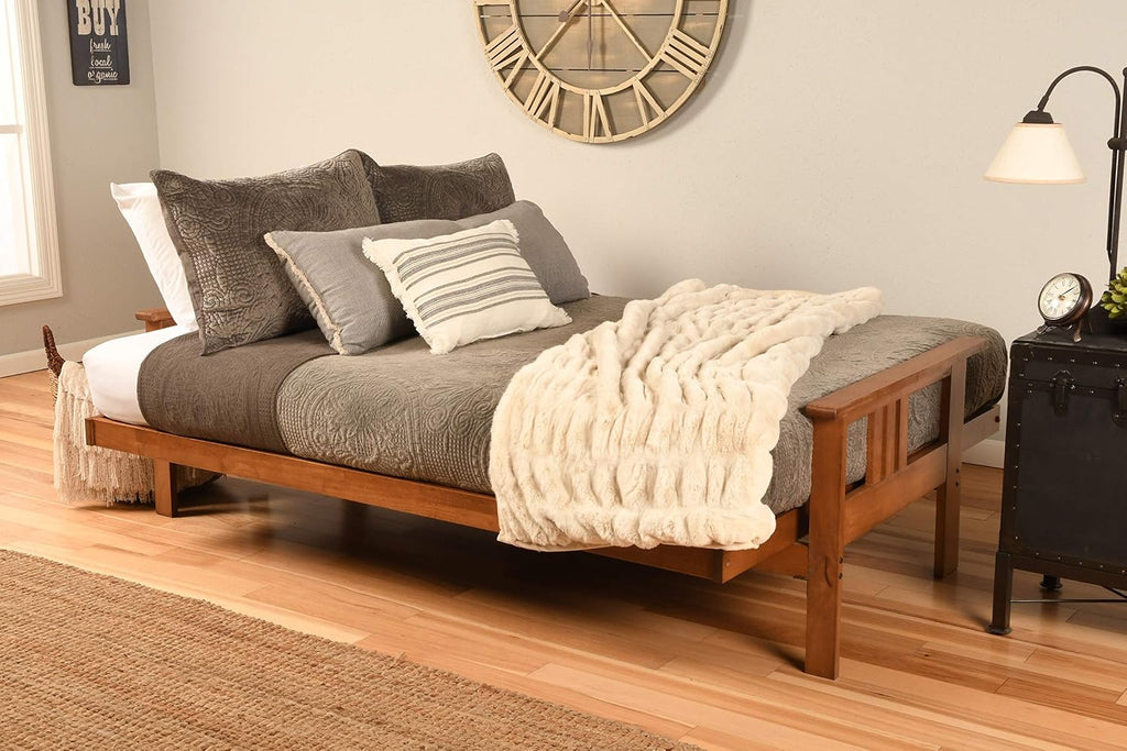 Kodiak Furniture Monterey Futon Set with Barbados Finish, Full, Peter's Cabin