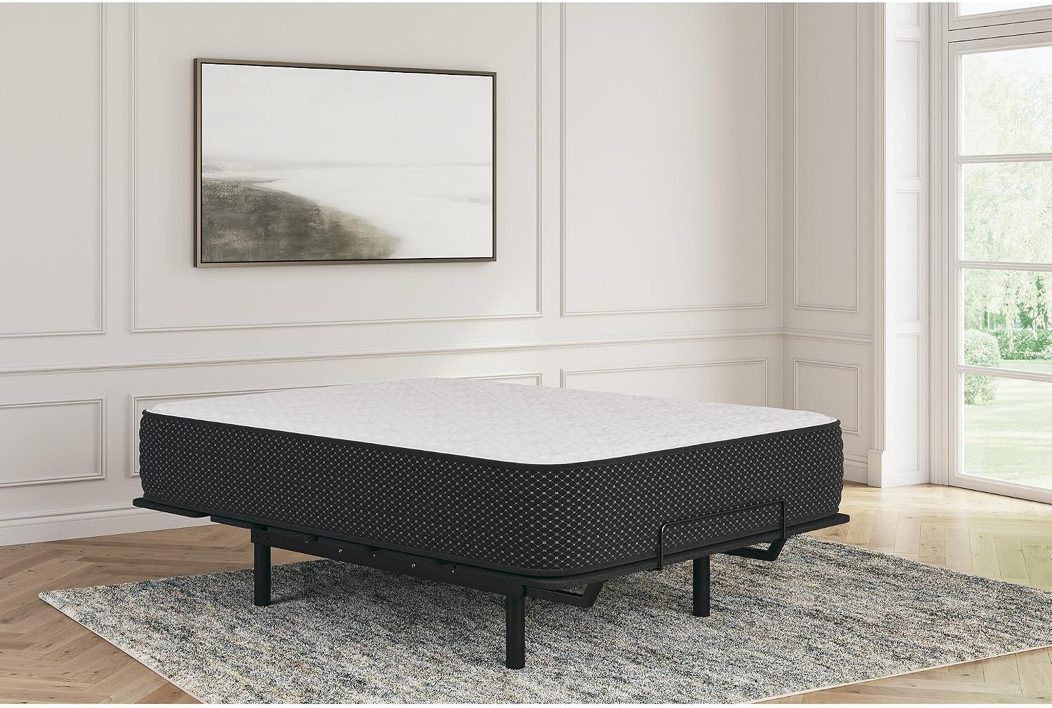 Signature Design by Ashley Plush 12 Inch Hybrid Mattress with Gel Memory Foam and Edge Support for Cool Sleep and Pressure Relief, Twin, Fiberglass-Free, Bed In A Box