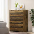 Gizoon 6 Drawer Dresser, Chest of Drawers with Large Storage, Light Brown Dressers for Bedroom, Tall Dresser and Organizer with Anti-Tripping, Wooden Cabinet for Office, Living Room, Entryway