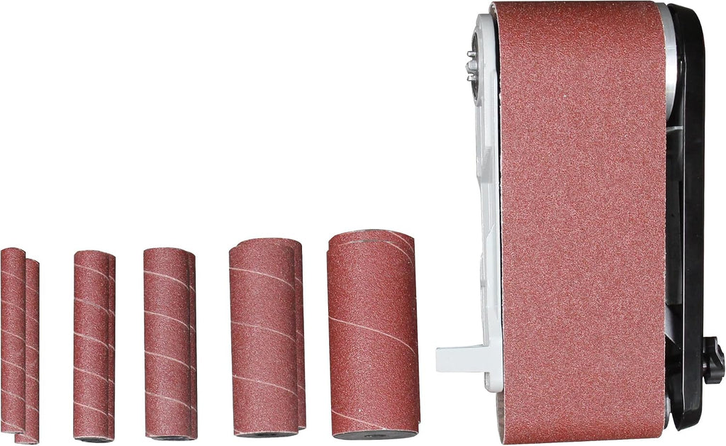 4 x 24 Belt & Oscillating Spindle Sander, KAKA INDUSTRIAL WS-100D | 5 sanding sleeves included