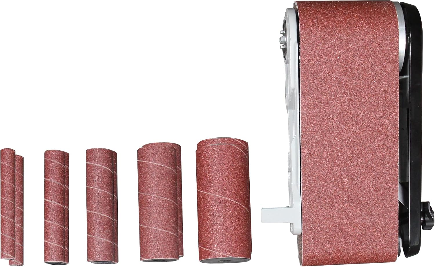 4 x 24 Belt & Oscillating Spindle Sander, KAKA INDUSTRIAL WS-100D | 5 sanding sleeves included