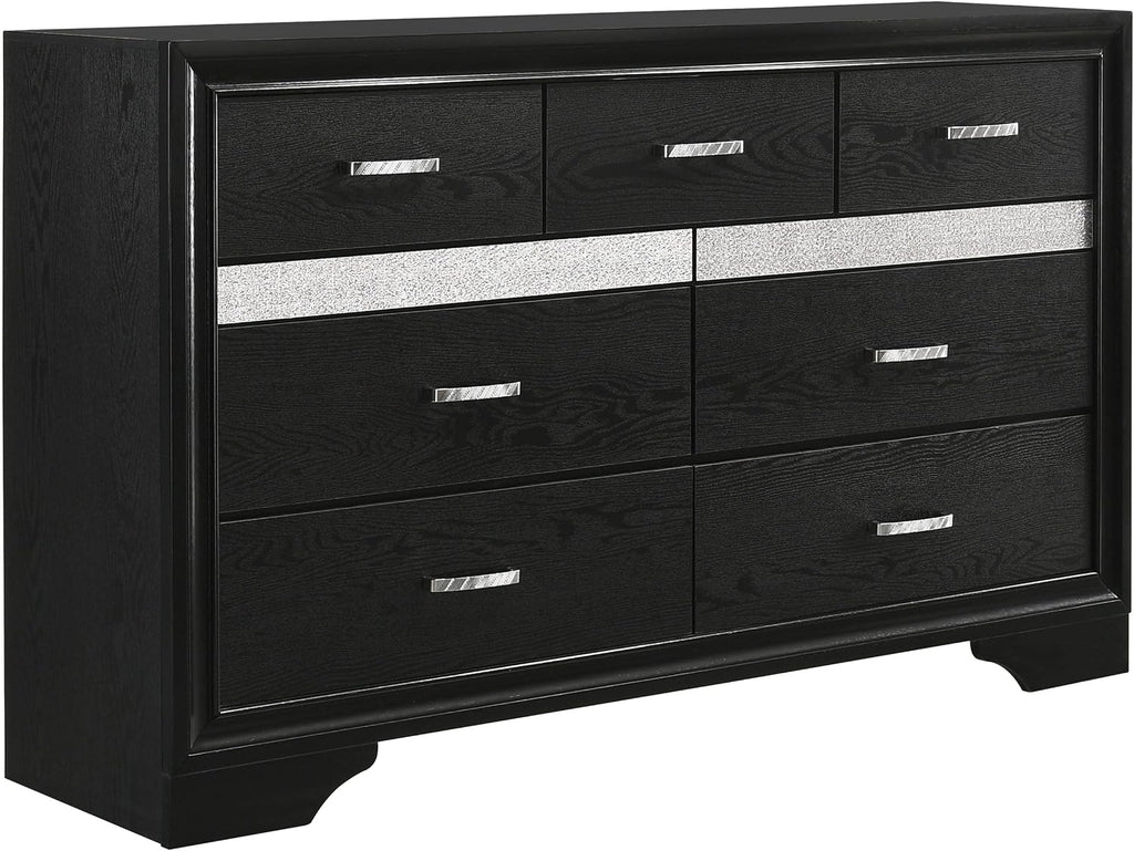 Black 4-piece Full Bedroom Set