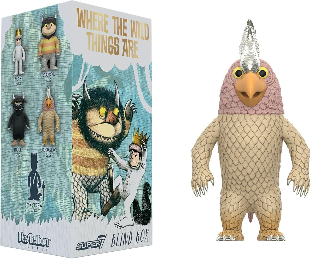 Super7 Where The Wild Things are Blind Box Flat - (12 Pack) 3.75' Where The Wild Things are Action Figures - Classic Children's Book Collectibles and Retro Toys