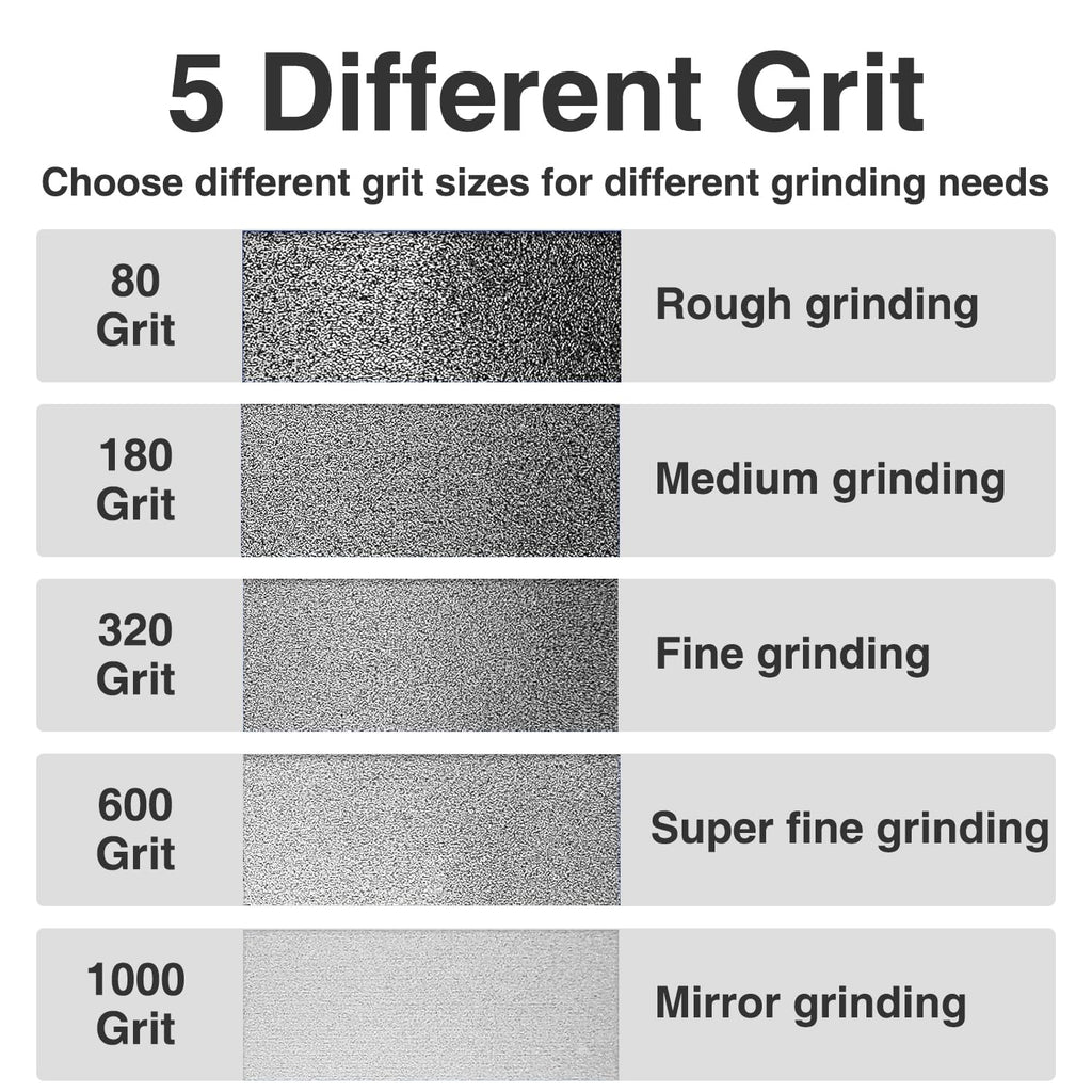 CBN Grinding Wheels 8 inch 600 Grit,5/8' Bore, 1.5' Wide,Suitable for Sharpening Woodturning and HSS Tools (600 Grit)