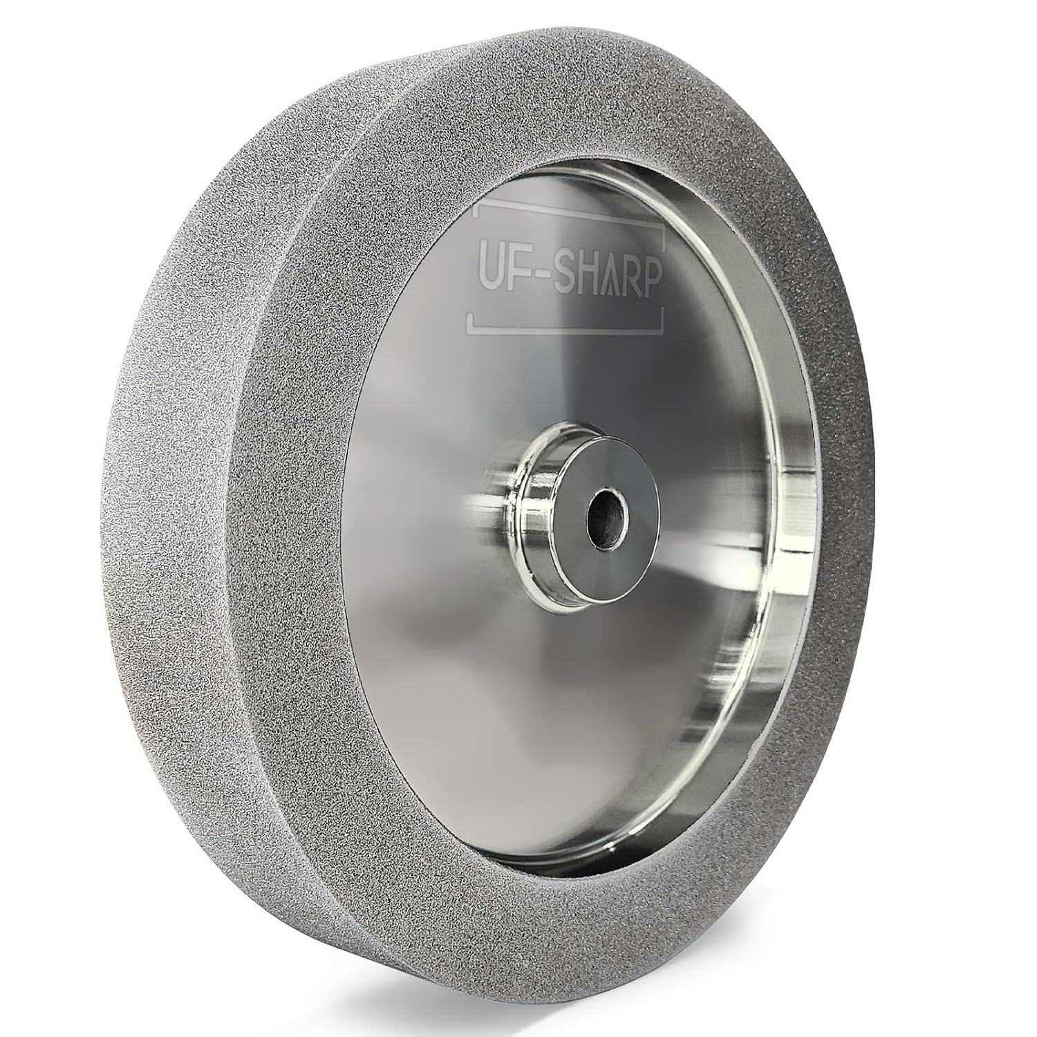 Mega Square CBN Grinding Wheel 8 inch, 1.5' Wide, 5/8' Arbor, 180 Grit for Sharpening Woodturning Tool、Knife、High Speed Steel Tool，Fits Most 8' Bench Grinder (180 Grit)