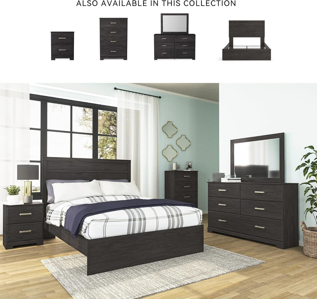 Signature Design by Ashley Belachime 6 Drawer Dresser, Black