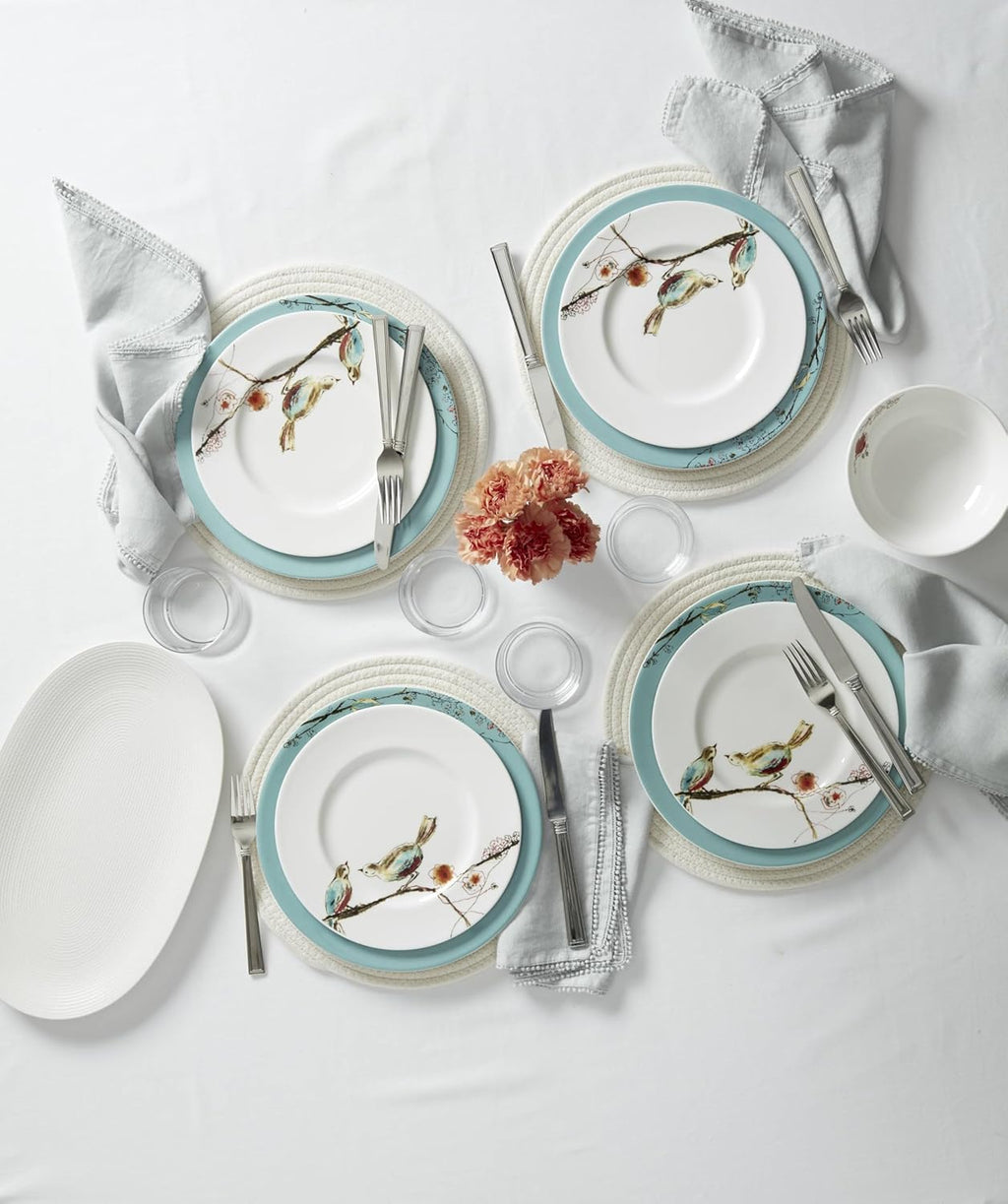 Lenox 896843 Chirp 12-Piece Dinnerware Set