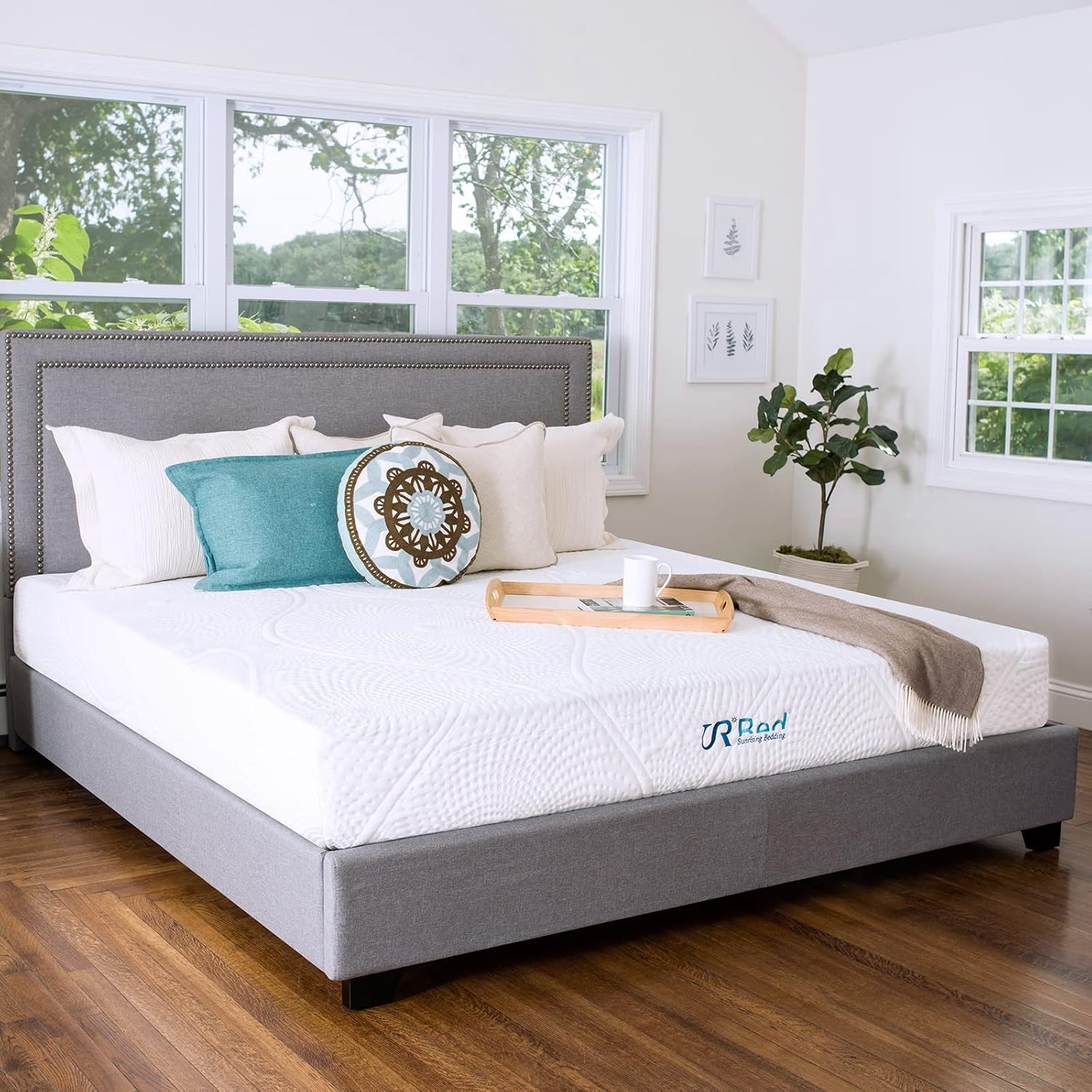 10 inch Twin Memory Foam Mattress for Cool Sleep & Pressure Relief, Non Toxic Mattresses, No Fiberglass, CertiPUR-US Certified, Bed-in-a-Box, Pressure Relieving,120-Night Free Trial,20-Year Warranty