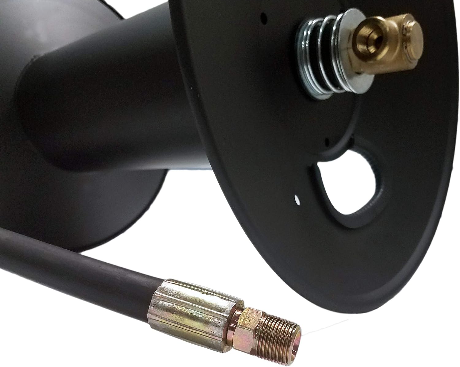 Super Heavy Duty Pressure Washer Hose Reel, 3/8In x 200FT | Skid or Wall Mount, Air and Water, 4000 PSI
