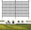 No-Dig Decorative Outdoor Garden Fence for Yard, Animal Barrier Fencing for Dog | Rustproof Metal Temporary Fence for Patio, Pet and Flower Bed | 32in (H) x 35.4ft(L), 15 Panels