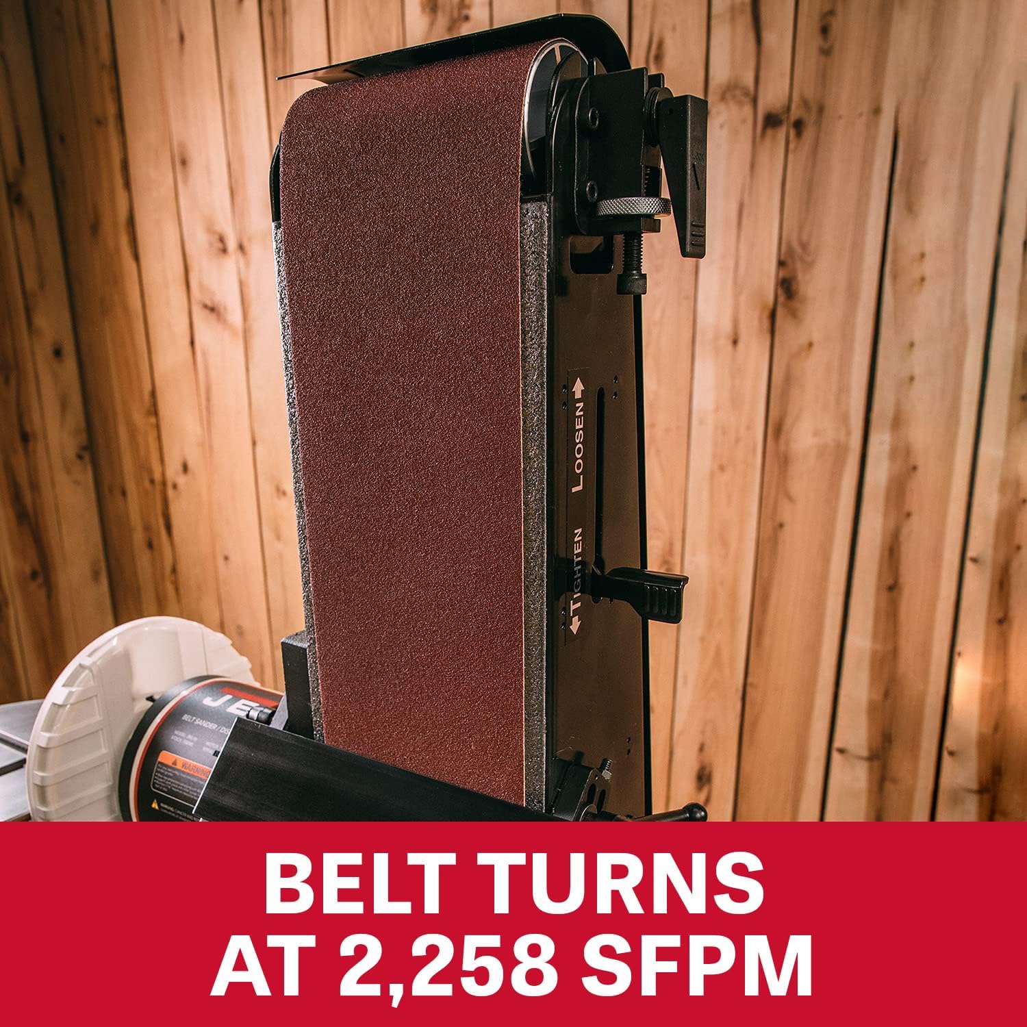 JET 6' x 48' Belt & 9' Disc Sander, Closed Stand, 3/4 HP, 115V 1Ph (JSG-96CS)