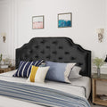 Christopher Knight Home Silas Velvet Headboard, Queen / Full, Black / Black