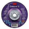 3M Cubitron 3 Cut and Grind Wheel, 90017, 36+, T27, 5 in x 5/32 in x 5/8 in-11, Pack of 10, ANSI, Longer Life, Faster Cut, Back-Gouging, Fillet Weld Removal, Cutting, Grinding