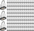 SEDORTI Laminated Steel Padlock Set, KA# 1423, 1-1/4' Wide Body, Small Heavy Duty Locker Lock, Keyed Alike Padlocks, Lock for Gym Locker, Luggage, Suitcase, Baggage, Toolbox, Case, Pack of 120