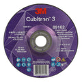 3M Cubitron 3 Cut and Grind Wheel, 89162, 36+, T27, 6 in x 1/8 in x 7/8 in, Pack of 10, ANSI, Longer Life, Faster Cut, Back-Gouging, Fillet Weld Removal, Cutting, Grinding