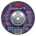 3M Cubitron 3 Cut and Grind Wheel, 90022, 36+, T27, 7 in x 5/32 in x 5/8 in-11, Pack of 10, ANSI, Longer Life, Faster Cut, Back-Gouging, Fillet Weld Removal, Cutting, Grinding
