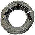 AEWG0102GG1202 Eagle Hose Eaglewash I Wrapped Grey Modified Nitrile Pressure Washer Hose Assembly, 3/8' NPT Male X NPT Male Swivel with Guards, 4000 psi Maximum Pressure, 100' Length, 3/8' Hose ID