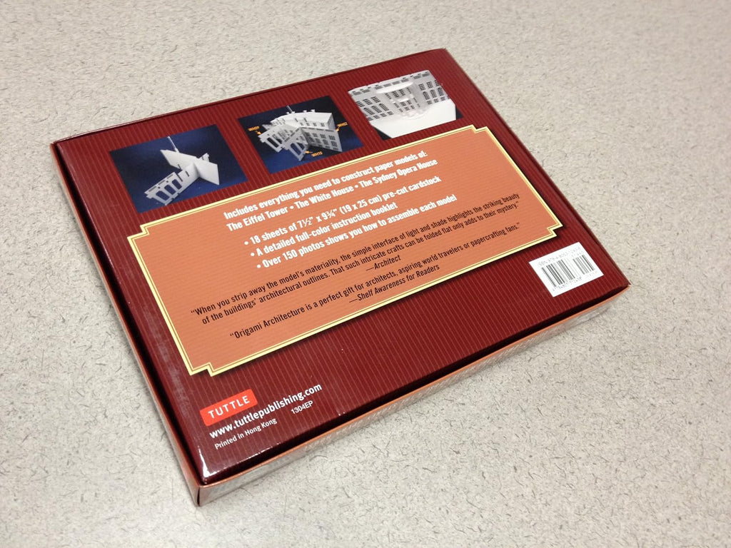 Origami Architecture Kit: Create Lifelike Scale Paper Models of Three Iconic Buildings: Kit with Origami Book & Pre-Cut Card Stock: Great for Kids and Adults!