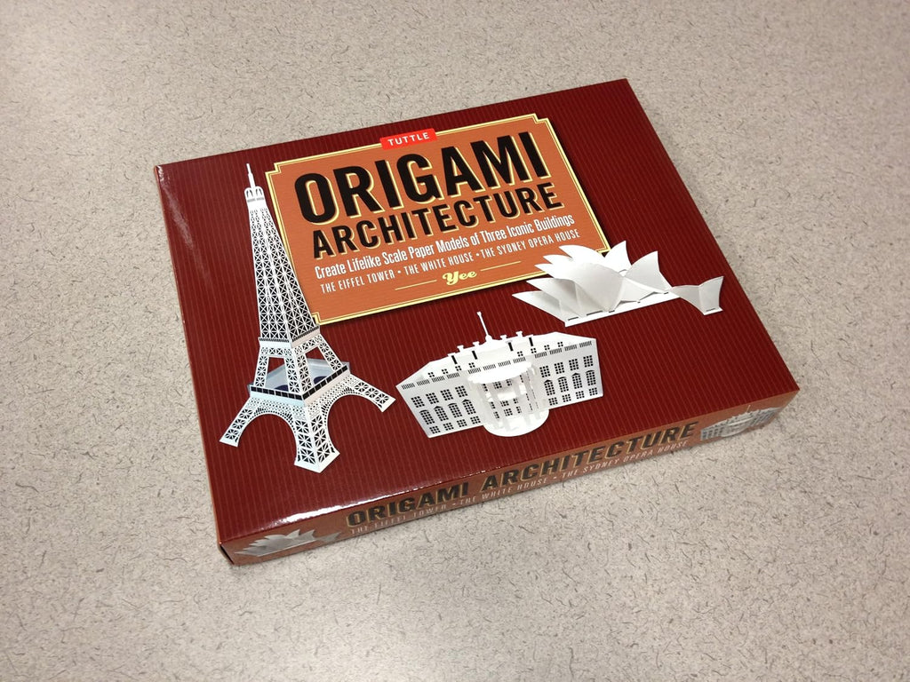 Origami Architecture Kit: Create Lifelike Scale Paper Models of Three Iconic Buildings: Kit with Origami Book & Pre-Cut Card Stock: Great for Kids and Adults!