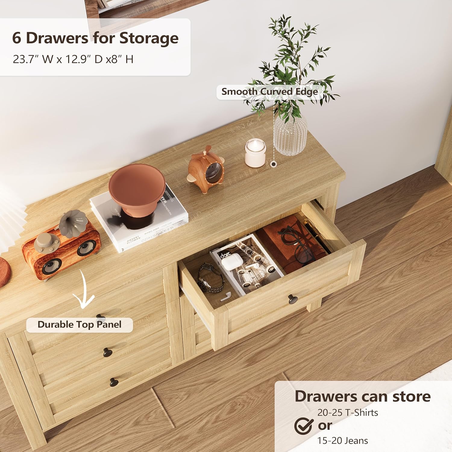 3-Pieces Bedroom Sets with Full Size Farmhouse Platform Bed, Double Sliding Door Storage Headboard, USB, 3PCS Bedroom Sets with Cabinet, Nightstands for Kids Adults, Natural