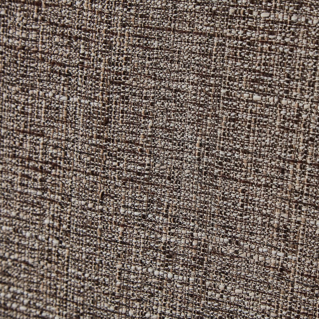 Meridian Furniture B1205Brown-T Penny Collection Modern | Contemporary Twin Bed with Rich Brown Linen Textured Fabric, Curved Headboard, 52' W x 82.5' D x 52' H, Brown, Twin