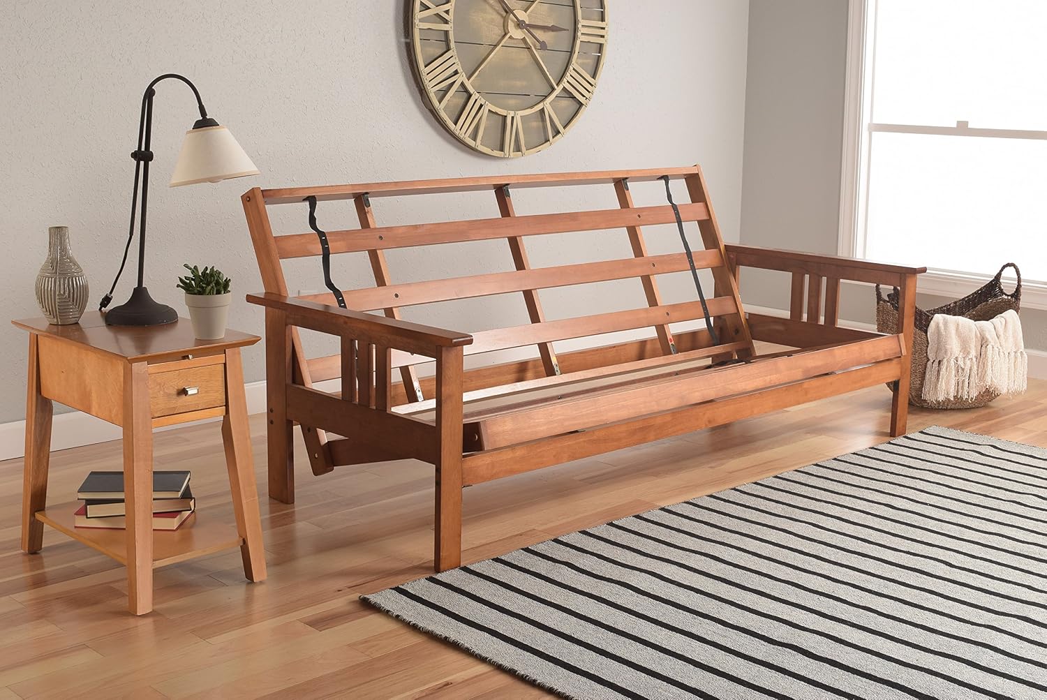 Kodiak Furniture Monterey Futon Set with Barbados Finish, Full, Peter's Cabin