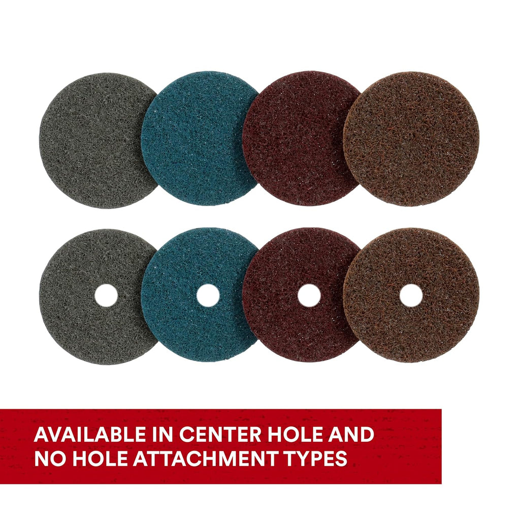3M Scotch-Brite Surface Conditioning Disc, 4-1/2 in x 7/8 in A MED, 50 per case