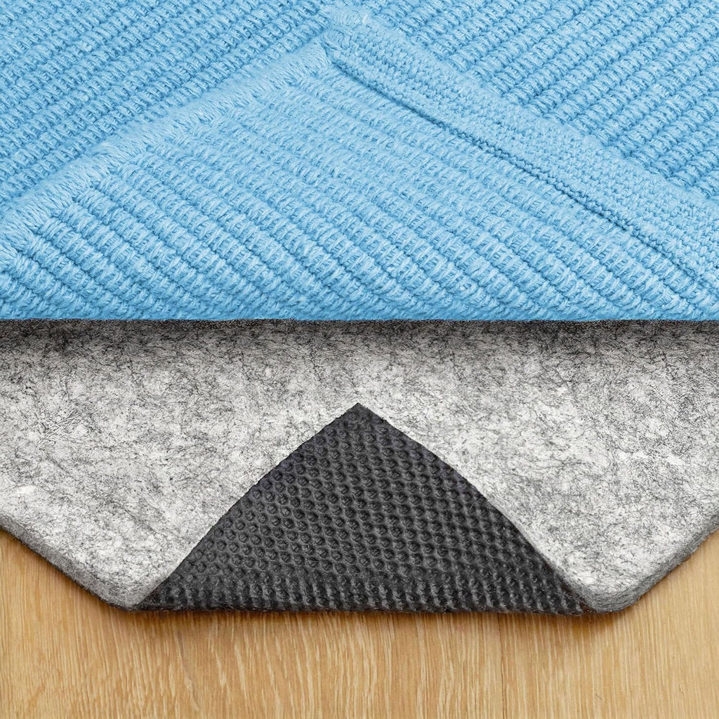 RUGPADUSA - Dual Surface - 12' Square - 1/4' Thick - Felt + Rubber - Non-Slip Backing Rug Pad - Safe for All Floors
