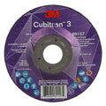 3M Cubitron 3 Cut and Grind Wheel, 89157, 36+, T27, 4-1/2 in x 1/8 in x 7/8 in, Pack of 10, ANSI, Longer Life, Faster Cut, Back-Gouging, Fillet Weld Removal, Cutting, Grinding