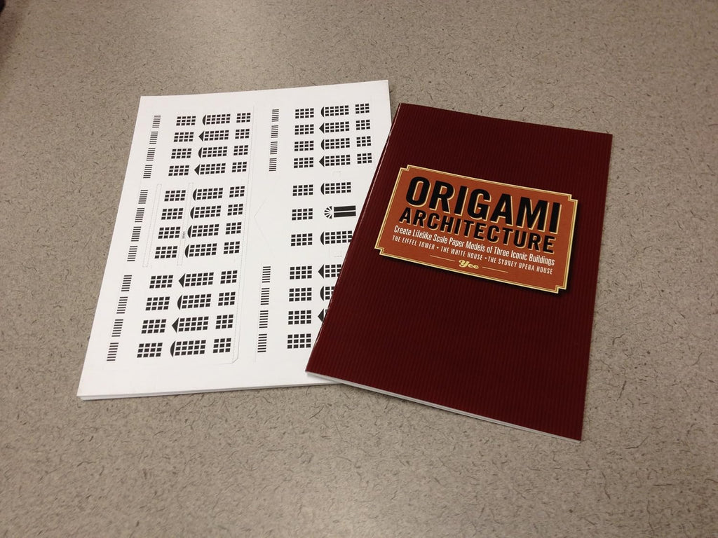 Origami Architecture Kit: Create Lifelike Scale Paper Models of Three Iconic Buildings: Kit with Origami Book & Pre-Cut Card Stock: Great for Kids and Adults!
