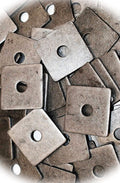 New Pack of (15) Plain Steel 5/8 x 3 Square Plate Washers 1/4 Thick Unplated Multi-Purpose Comprehensive Hardware Fastener Assortment Kit MoPNEM02676