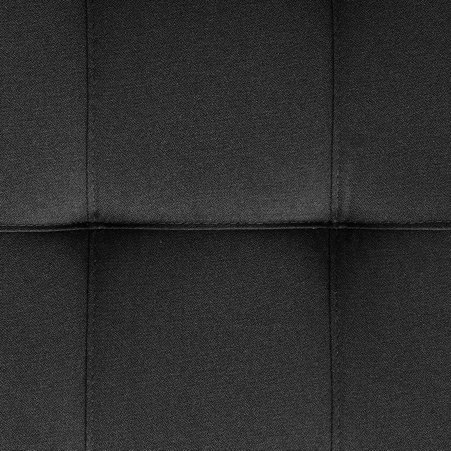 Furinno Roanne Tufted Headboard, Full, Black