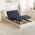 Naomi Home Serenity Twin XL Adjustable Bed Frame with Wireless Remote Ergonomic Head and Foot Incline Electric Bed Frame Easy Assembly Smart Ideal for Snoring Relief and Enhanced Comfort, Split King